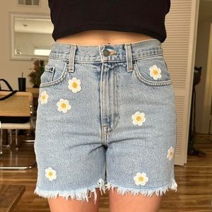 Carmar Flower Jean Shorts